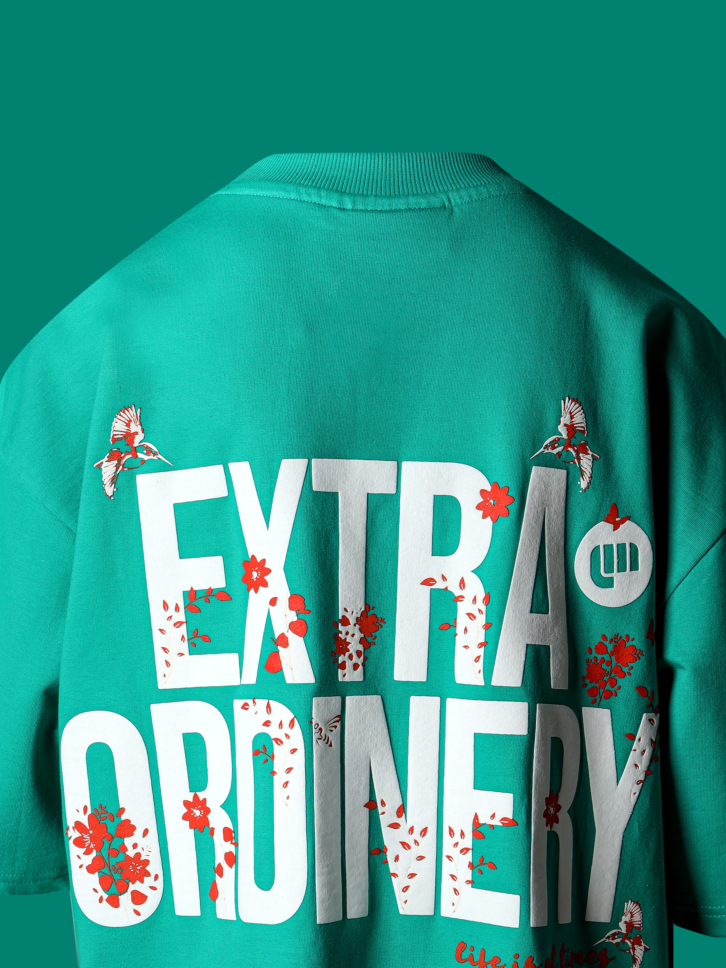 EXTRA Premium Unisex Oversized Street Style Boxyfit Terry Cotton T-Shirt