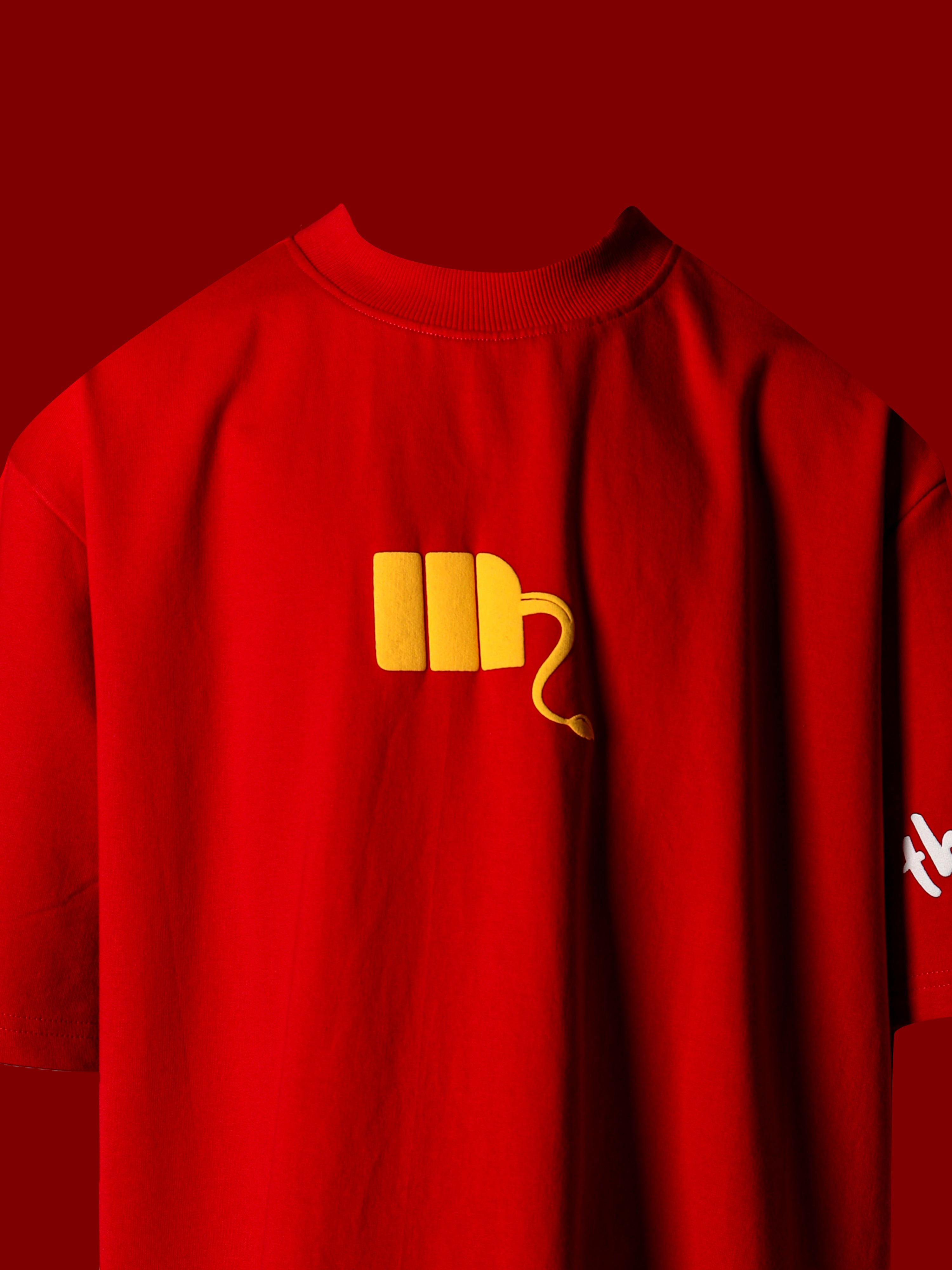 BULL CHALLENGER  Premium Unisex Oversized Street Style Boxyfit Terry Cotton T-Shirt