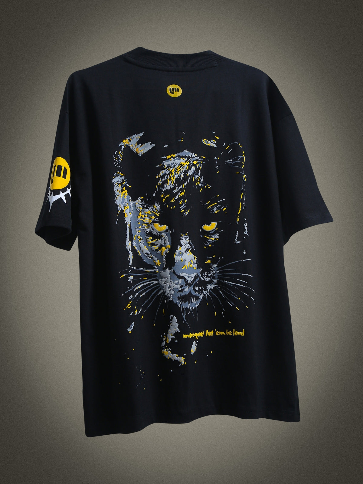 MOVE QUIET Premium Unisex Oversized Street Style Boxyfit Terry Cotton T-Shirt